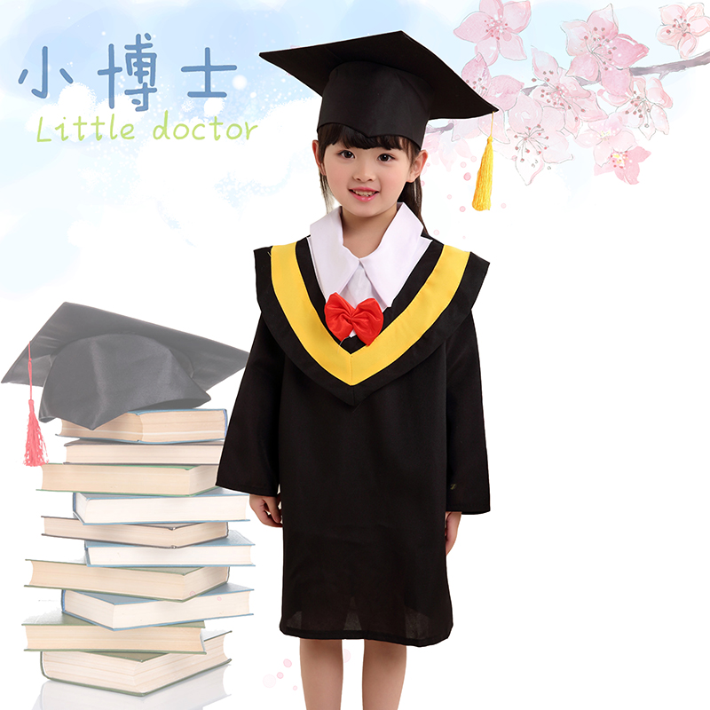 Quần áo bác sĩ của trường tiểu học mẫu giáo quần áo cử nhân quần áo khiêu vũ quần áo tốt nghiệp hình ảnh trang phục tốt nghiệp áo choàng giải thưởng quần áo set vest công tử bé trai cao cấp