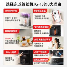 Трубопровод машин 东芝大白梨2.0管线 线机壁挂式家用直饮机饮水机新款冷热水杀菌tg-13 Toshiba