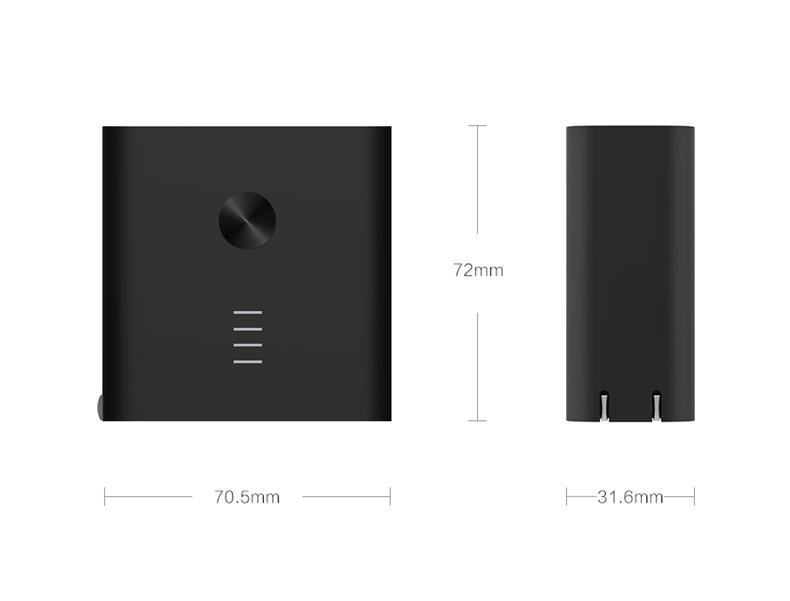 ZMI + tím dual-mode sạc sạc nhỏ cầm tay điện Po kết hợp nhanh phí QC3.0 - Ngân hàng điện thoại di động cục sạc dự phòng anker