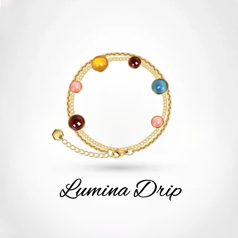 Dilireba's Same Sweet Candy Dopamine Colorful Cat's Eye Bracelet Birthday Gift for Girlfriend Bracelet Dilireba's Same Sweet Candy Dopamine Colorful Cat's Eye Bracelet Birthday Gift for Girlfriend Bracelet