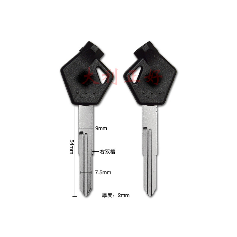 Suitable for Suzuki Li to light riding Youyou UY125T QS110T-2 Small dolphin motorcycle Key embryo-Taobao
