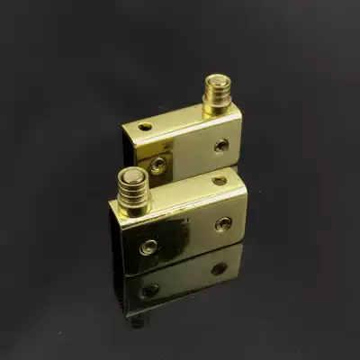 Golden wine cabinet glass upper and lower hinges glass cabinet door cabinet door upper and lower clips golden stainless steel glass upper and lower hinges