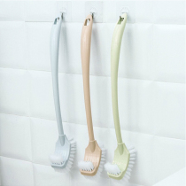 Household toilet brush creative non-perforated toilet wash toilet brush new double-sided long handle no dead angle cleaning brush