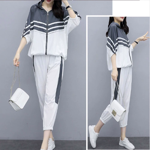 Спортивный летний модный комплект для отдыха, 2024 года, в западном стиле, свободный крой