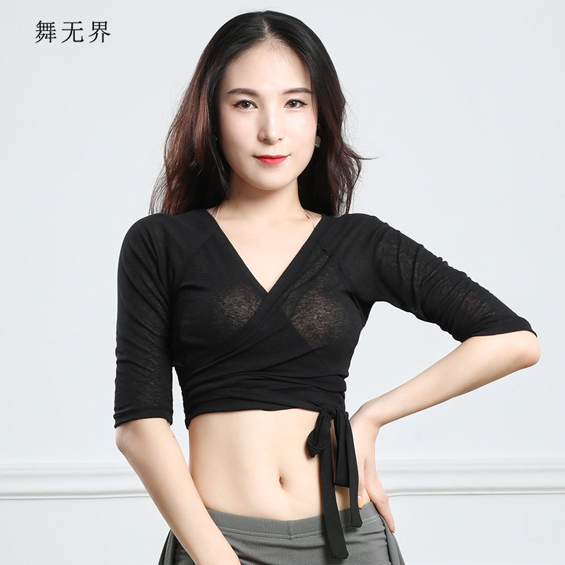 Dance Boundless Belly Dance Tops Adult Women New Spring Summer Sexy Practice Dress Mordale Oriental Dance Costumes