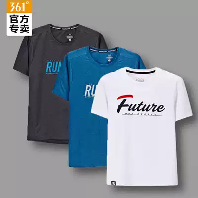 361 Degree Men's sports T-shirt 2021 summer loose breathable round neck short sleeve 361 sports casual T-shirt men