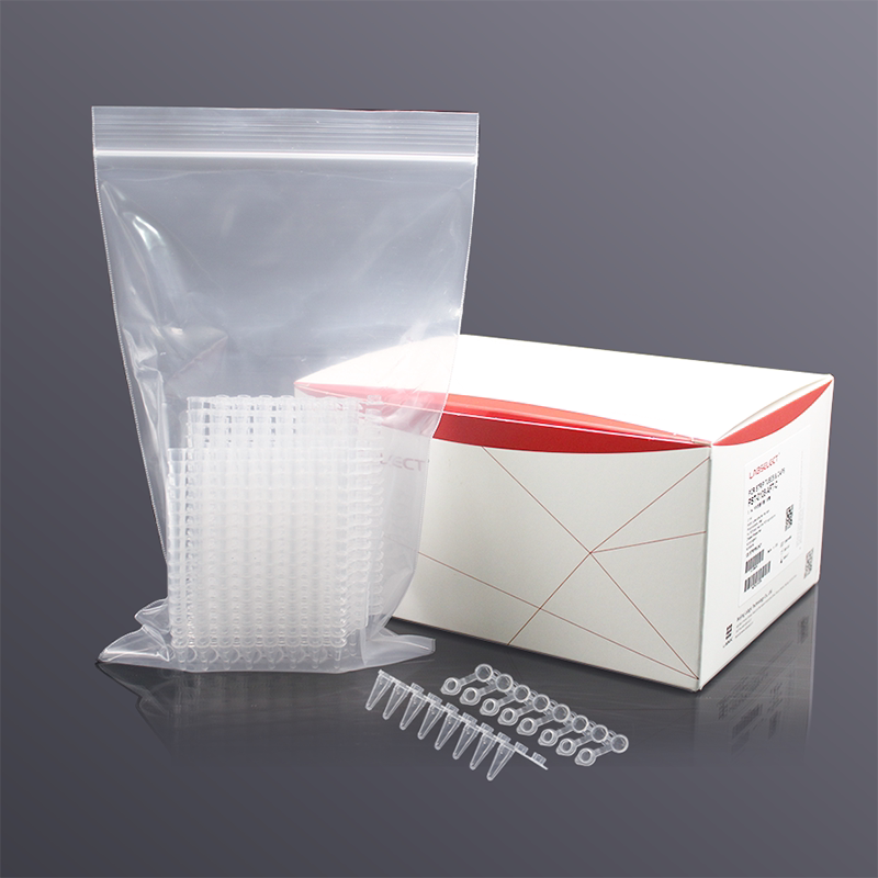 LABSELECT  0.1ml连盖平盖八排管,加强款 PST-0108-AFT-CB  120套