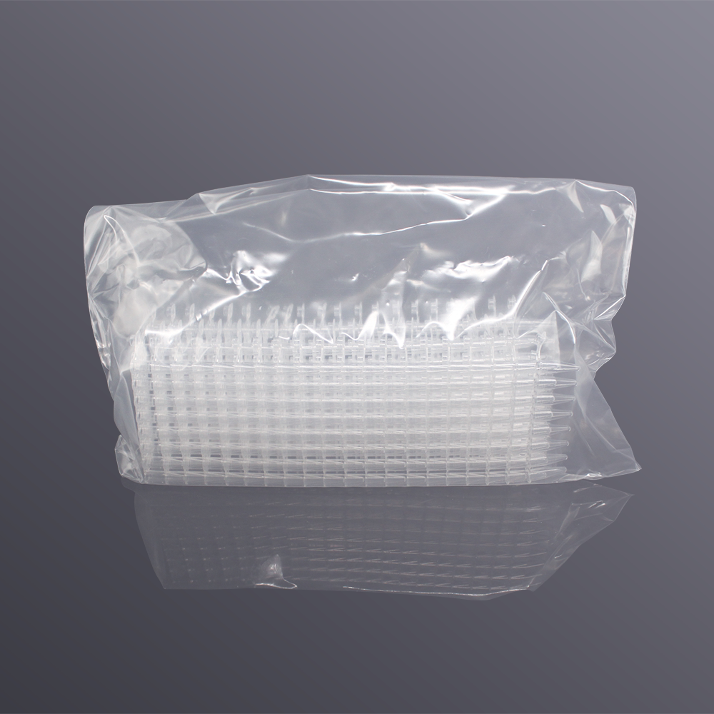LABSELECT  0.2ml PCR连盖平盖八排管  PST-0208-AFT-C  120套/盒
