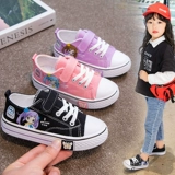 Модные тканевые весенние универсальные кроссовки, детская спортивная обувь, мягкая подошва