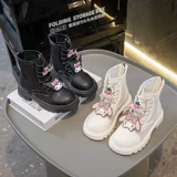 Martens, дышащие летние короткие сапоги, детские ботинки, коллекция 2023