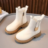 Martens, модные ботинки в английском стиле, детские короткие сапоги для отдыха, 2022, осенние, тренд сезона, в британском стиле