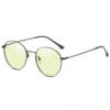 Genuine anti-blue radiation glasses for women and men, light-changing color protection, round frame, eye protection, unlimited number, flat light, trendy light Korean version