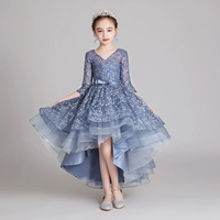 Синий лонгслив