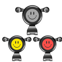 Car-mounted mobile phone bracket Car interior multifunctional universal car navigation creative air outlet vehicular cartoon bracket