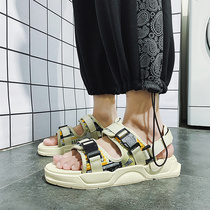 Mens sandals 2021 new summer wear sports casual non-slip sandals fashion dual-use slippers ins tide