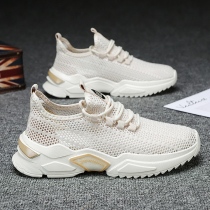 Mens shoes 2021 new trend Joker casual sports shoes summer hollow mesh shoes summer breathable mesh trendy shoes