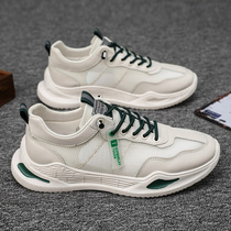 Mens shoes 2021 new trend Joker sports casual shoes flying woven summer breathable thin mesh shoes mens trendy shoes