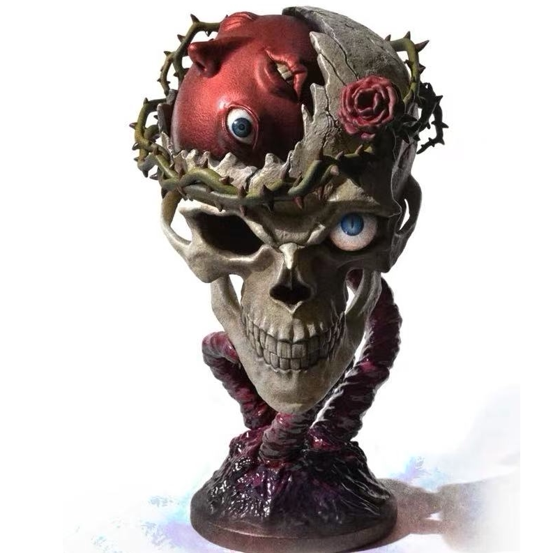 In Stock Blacklight Skull Gk Figure Statue In Stock Blacklight Skull Gk Figure Statue