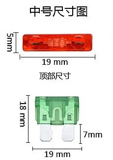 cầu chì thủy tinh Xe Ô Tô 12V Cầu Chì Hộp Đựng 4 4 6 6 8 8 10 Hơn 10 Ốc Vít Đổi Du Thuyền RV đa Năng Đường Mới cầu chì ống cầu chì 15a