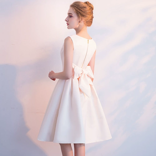 Вечернее платье, летняя юбка, цвета шампанского, французский стиль