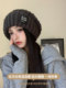 Women's Winter Gray Knit Hat, Large Head Circumference, 2023 New Style, Loose and Versatile, Makes Face Look Smaller, Trendy Beanie