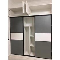 Wardrobe door custom-made wardrobe sliding sliding door custom-made simple modern solid wood cabinet door closet painted blister wooden door