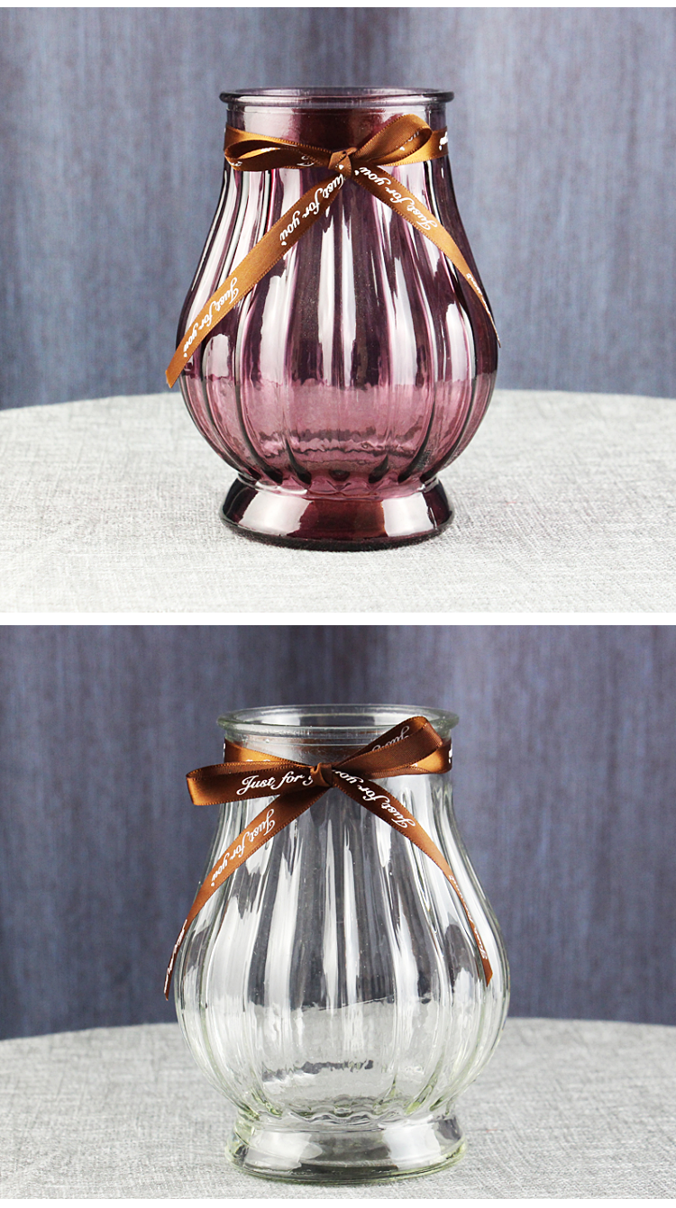 Tối giản hiện đại Châu Âu tay lily hoa hồng phong phú tre phòng khách cắm hoa thủy tinh hoa khô trang trí bình hoa - Vase / Bồn hoa & Kệ chậu sứ trồng cây cỡ lớn