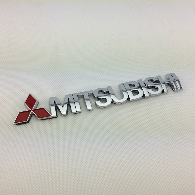 Logo xe Mitsubishi Lancer cánh thần Outlander Jinxuan Pajero cốp xe MITSUBISHI Logo từ tiếng Anh decal dán xe ô to tải dán đề can xe ô tô 