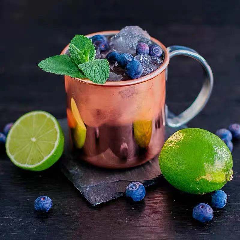 Bronze cup Moscow mullet cup moscow mule cocktail Stainless Steel Mark Bar Cups Metal Wine Glasses-Taobao