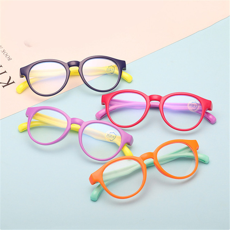 Child Goggle Myopia matching Shock Safety PC Space Lens Silicone Gel Material Stylish Juvenile Spectacle Frame 