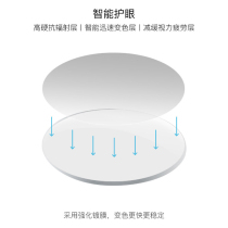 1 67 non - spherical color discoloration lens with baseless tea resin glasses with 2 - pieces contain processing fee