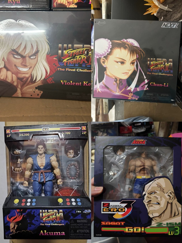 Free Shipping Jada Street Fighter 1/12 Limited Edition Brainwashing Ken, Viga Police, Pink Chun-Li, St. Shagat