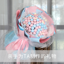 Net red Lollipop bouquet diy material Homemade candy wrapping paper package Flower paper Full set snack set combination