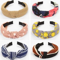 Face wash headband wide-brimmed hair female female hairpin female Korean version girl bath simple headwear literary and artistic work