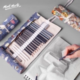 蒙玛特 Карандаш, комплект для школьников, художественный ластик, чехол, полный комплект, ручная роспись