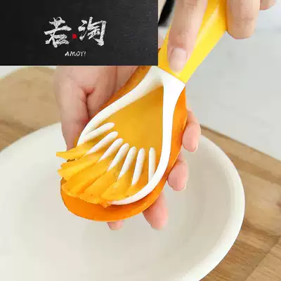 Multifunctional dragon fruit slicer melon and fruit digging Scoop machine creative fruit cutting scoop tool peeling pulp digging