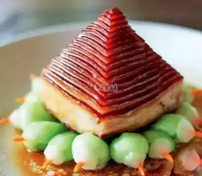 Meat mold food art boutique stainless steel plum dish meat Bowl creative kitchen gadget four corner triangle selection