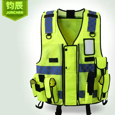 Reflective vest coat luminous vest traffic motorcycle riding reflective traffic clothing safety clothing can be customized reflective clothing