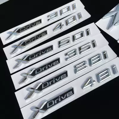 BMWXdrive35I Fender side mark X1 X3 X5 X6 20i 28i 40i four-wheel drive displacement mark original factory