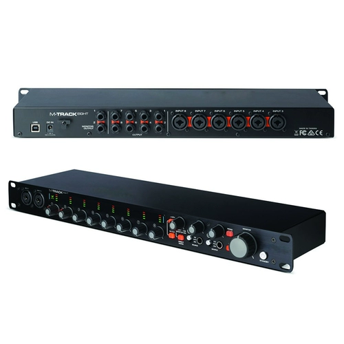 M-AUDIO Звуковая карта M-Track Eight 8 Channel Prelude к аудио-интерфейсу USB2.0 с высоким разрешением