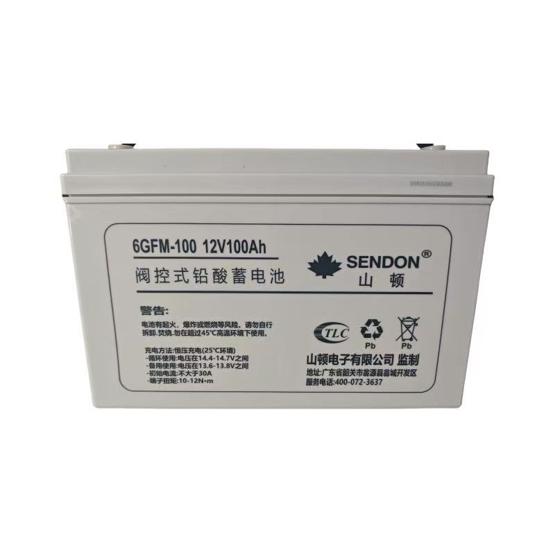 Shanton battery lead-acid 12V100AH maintenance-free DC panel fire medical emergency lighting UPS power supply