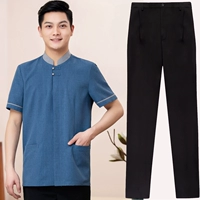 Синие штаны, короткий рукав