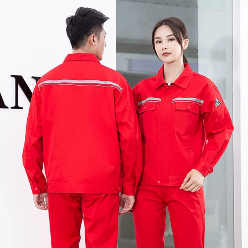 Антистатический светоотражающий комбинезон, нарукавники, осенний комплект