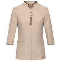 Женский бежевый седьмой рукав