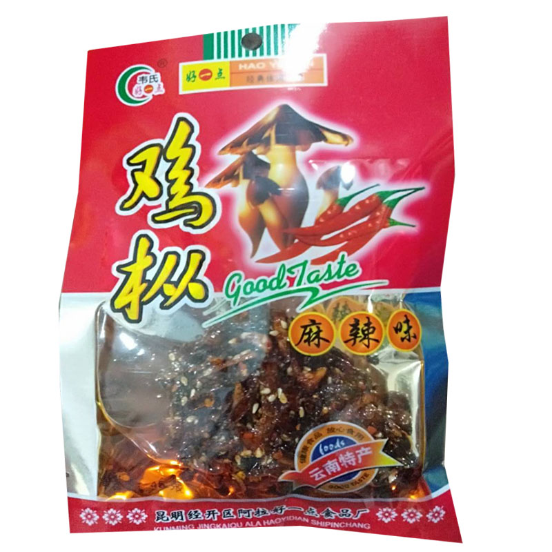 Yunnan Specie Produce Ready-to-eat Chicken Silk Mushrooms Spicy snacks with small taste of mushrooms Mushroom Fried Wild bacteria Lower rice