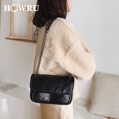 【优哈】时尚百搭大容量简约斜挎包