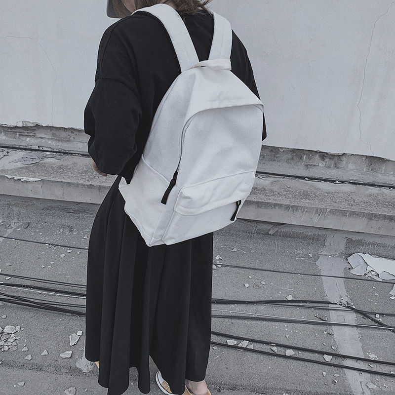 cô gái in túi trường gió ngày xu hướng đơn giản khuôn viên ba lô học sinh trung học Hàn Quốc phiên bản của túi vai vải nữ