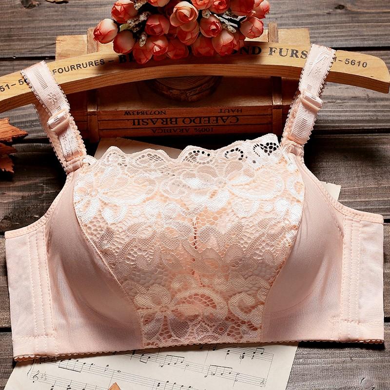 Tang điện (one-piece set) chống bóng không vòng thép lau ngực thu thập ren lau ngực mỏng bọc lót corset.