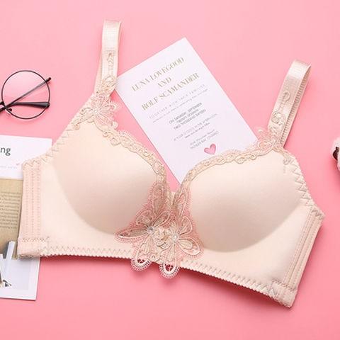 Thép-miễn phí lớn đám cưới màu đỏ sexy đồ lót ngực nhỏ dày tụ cuộc sống áo ngực này có kích thước lớn mỏng áo ngực ra.