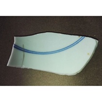 Hot selling antique porcelain package real antique broken porcelain pieces Qing Dynasty Yongzheng blue and white double circle porcelain pieces specimen old porcelain pieces 382